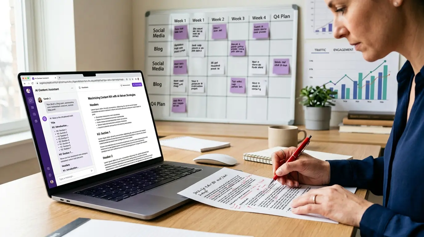 ChatGPT para criar conteúdo para empresas — como usar IA generativa com briefing correto para blog, redes sociais e e-mail marketing sem entregar texto genérico que o Google ignora
